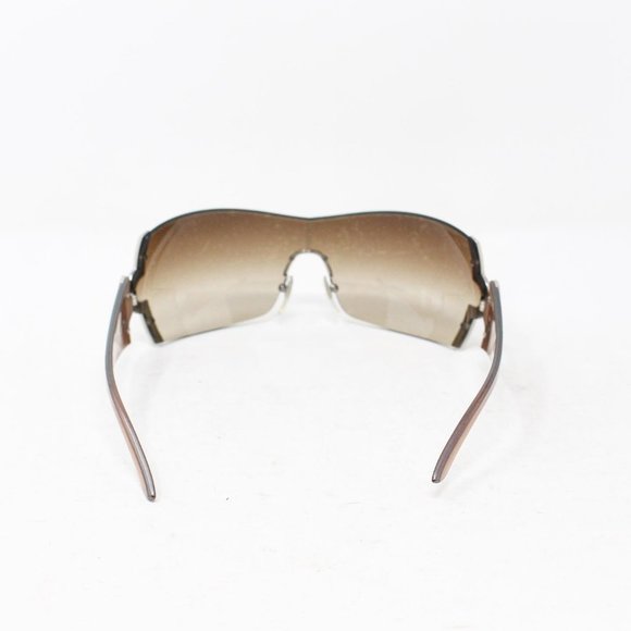 BVLGARI Brown Round Over Sized Sunglasses
